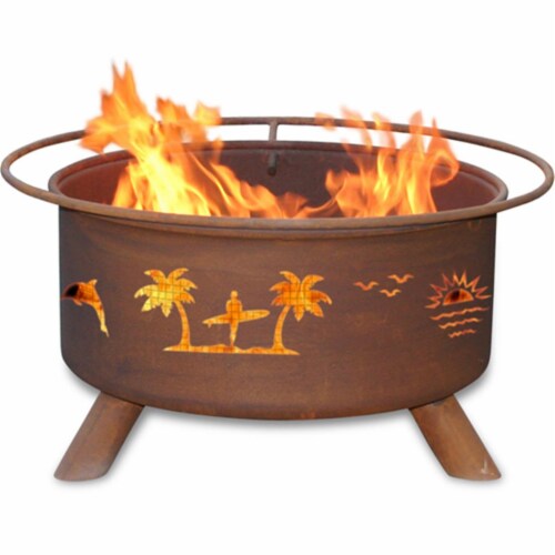 Patina Products F117 Pacific Coast Fire Pit Perspective: front