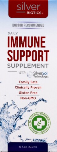 American Biotech Labs  Silver Biotics Your Daily Immune System Support Perspective: front