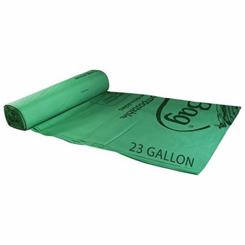 BioBag 23 Gallon Compostable Trash Can Liners / 120-ct. case Perspective: front