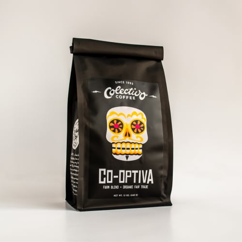 Colectivo® Co-Optiva Medium Roast Organic Coffee Perspective: front