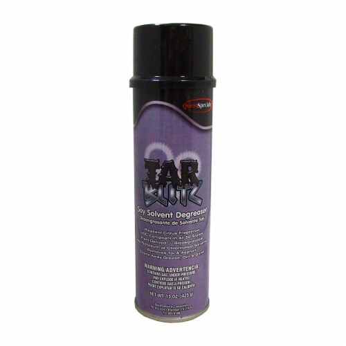 Quest Speciality 5080 Tar Blitz Soy Solvent Degreaser 15 oz Aerosol Perspective: front