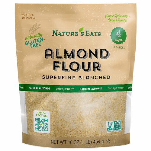 Nature's Eats Superfine Blanched Almond Flour Perspective: front