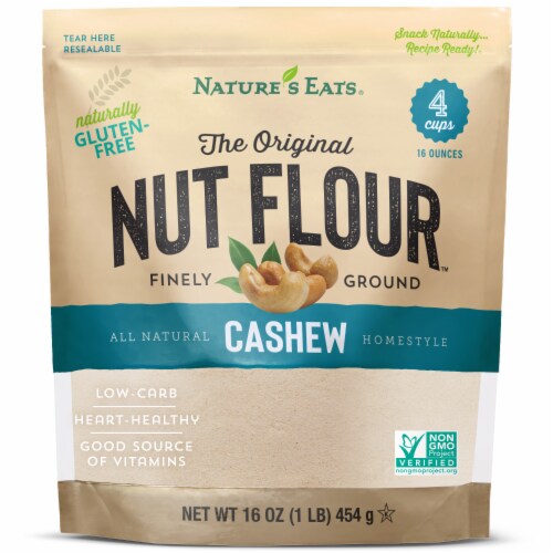 Nature's Eats Finely Ground Cashew Flour Perspective: front