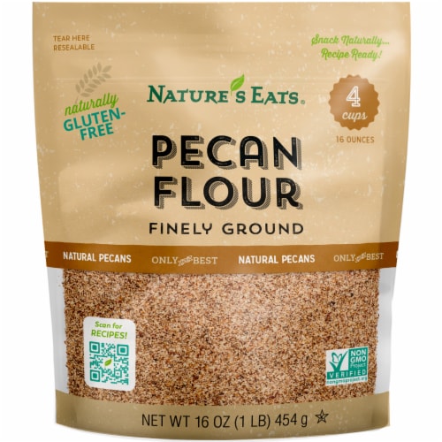 Nature's Eats Gluten-Free Finely Ground Pecan Flour Perspective: front