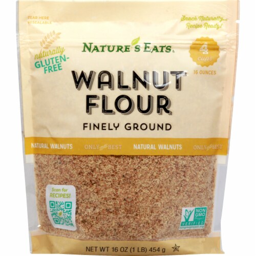 Nature's Eats Gluten-Free Finely Ground Walnut Flour Perspective: front