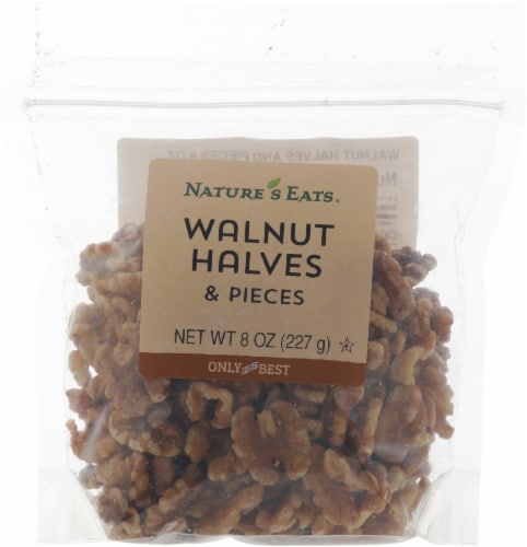 Nature's Eats Walnut Halves & Pieces Perspective: front