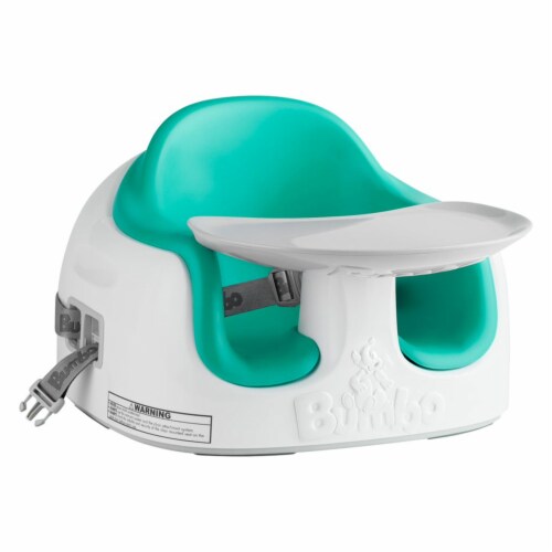 Bumbo Baby Toddler Adjustable 3 in 1 Booster Seat High Chair and Tray Aqua 1 Piece Harris Teeter