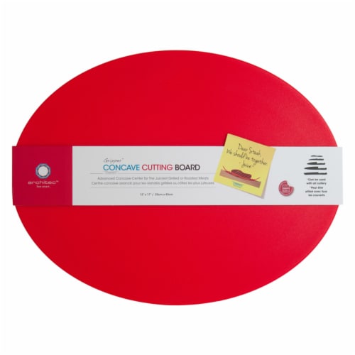 Architec™ Gripper Concave Cutting Board - Red Perspective: front