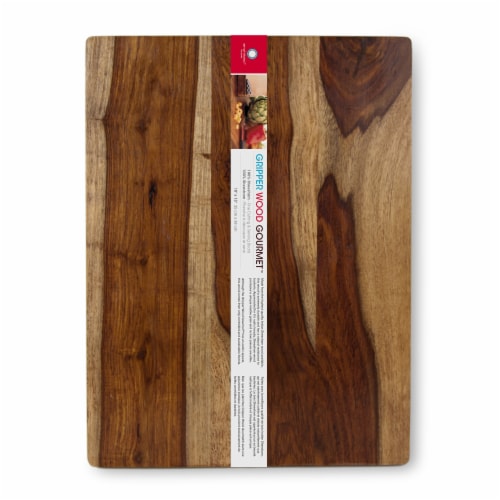 Good Cook Gripperwood Gourmet Cutting & Serving Board Perspective: front