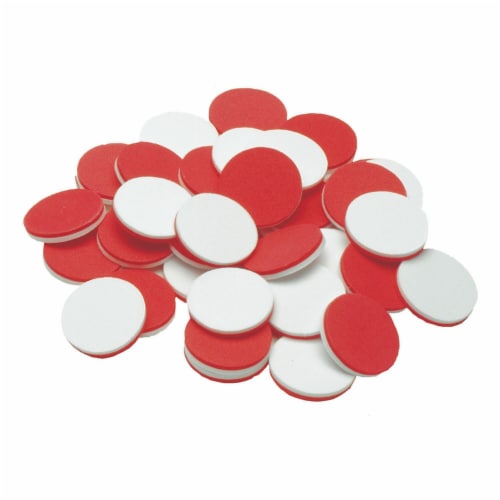 Learning Advantage Two Color Soft Foam Counters CTU7212 Perspective: front