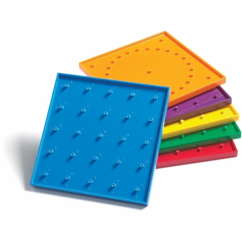Learning Advantage 6  Double-Sided Geoboards (CTU7748) Perspective: front
