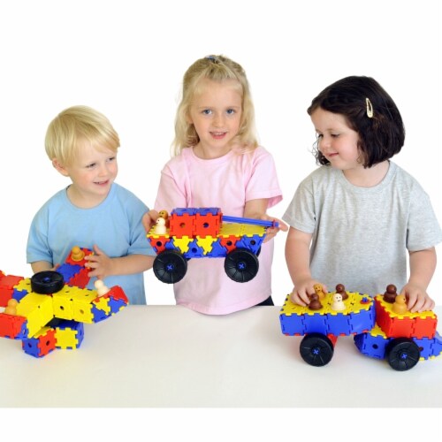 Polydron 1559054 Junior Polydron Class Set, Set of 372 Perspective: front