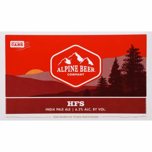 Alpine Beer Company India Pale Ale Perspective: front