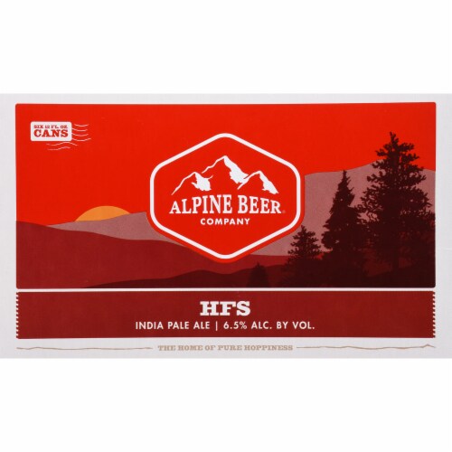 Alpine Beer Company India Pale Ale Perspective: front