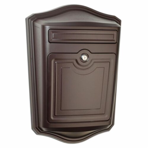 Architectural Mailboxes 2540RZ-10 Mailson Lockable Wall Mount Mailbox, Oil Rubbed Bronze Perspective: front