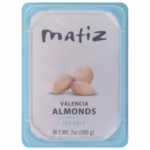 Matiz Valencia Almonds with Sea Salt Tray Perspective: front
