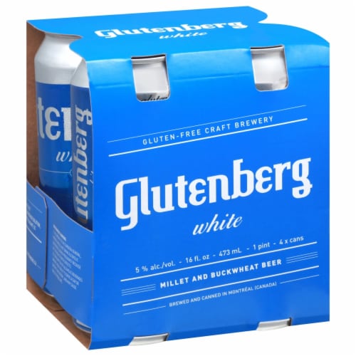 Glutenberg Gluten Free White Millet and Buckwheat Beer Perspective: front