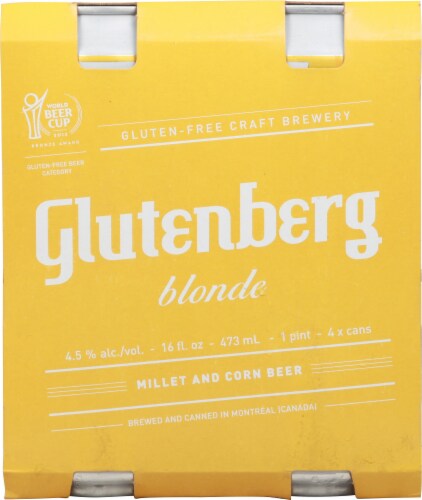 Glutenberg Blonde Ale Perspective: front