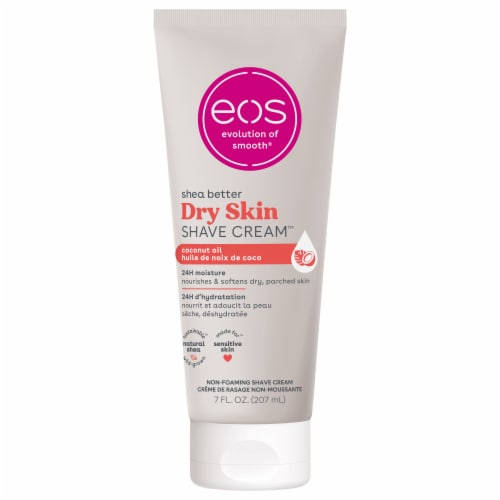 EOS Shea Butter Dry Skin Shave Cream Perspective: front