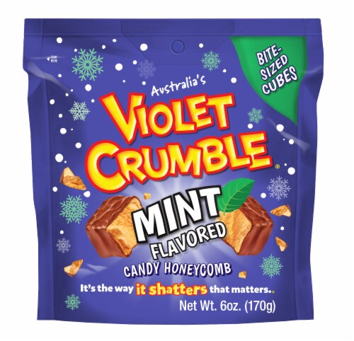 Robern Menz Violet Crumble® Bit Size Mint Honeycomb Perspective: front