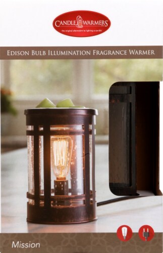 Candle Warmers® Mission Vintage Bulb Illumination Warmer Perspective: front
