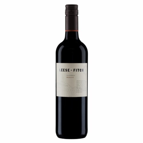 Leese Fitch Merlot California Red Wine Perspective: front