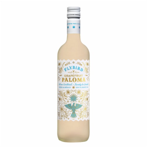 Flybird Mexican Grapefruit Paloma Wine Ready to Drink Cocktail Perspective: front