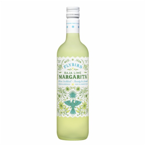 Flybird Mexican Baja Lime Margarita Wine Based Ready to Drink Cocktail Perspective: front