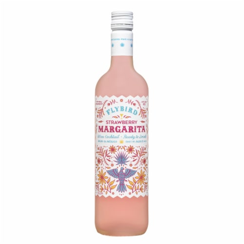 Flybird Mexican Strawberry Margarita Wine Ready to Drink Cocktail Perspective: front