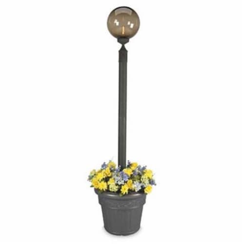 Patio Living Concepts European 00480 Single Bronze Globe Planter Lamp Perspective: front