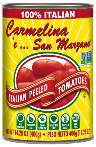 Carmelina® Brands Italian Peeled Tomatoes Perspective: front