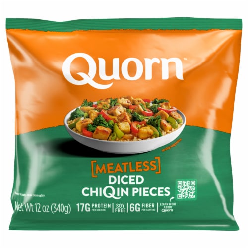 Quorn™ Meatless Diced Chiqin Pieces Perspective: front