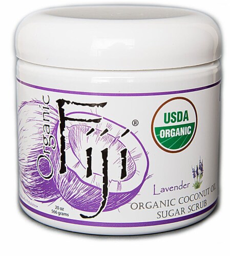 Organic Fiji  Sugar Polish Lavender Perspective: front