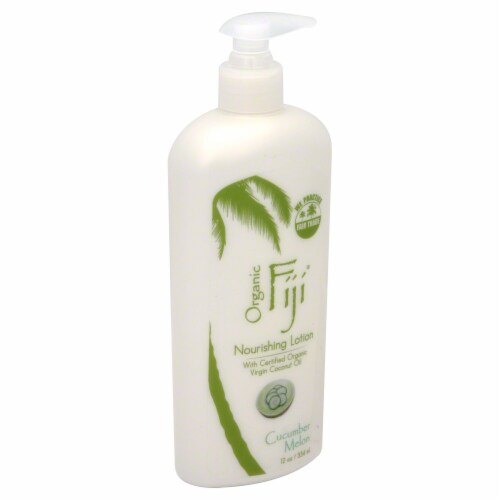 Organic Fiji Cucumber Melon Lotion Perspective: front