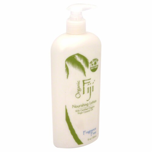 Organic Fiji Fragrance Free Nourishing Lotion Perspective: front
