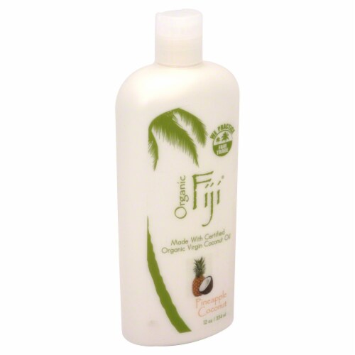 Organic Fiji Pineapple Coconut Virgin Coconut Oil Lotion Perspective: front