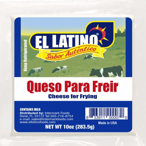 El Latino White Cheese for Frying Perspective: front