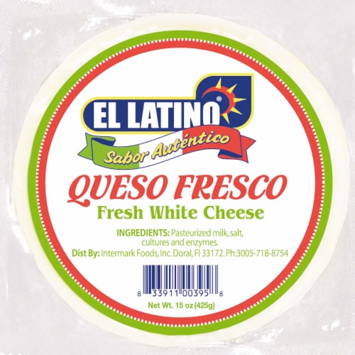El Latino Fresh White Cheese Perspective: front