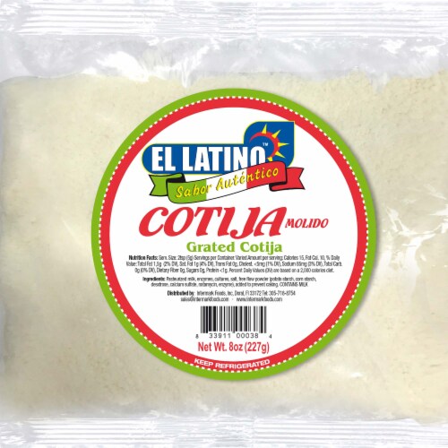El Latino Grated Cojita Cheese Perspective: front