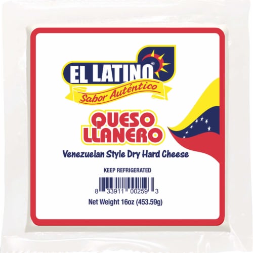 El Latino Foods Venezuelan Style Dry Hard Cheese Perspective: front
