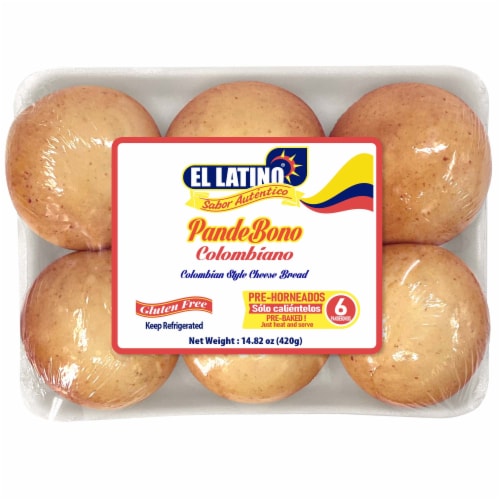 El Latino® Pan De Bono Columbian Stlye Cheese Bread Perspective: front