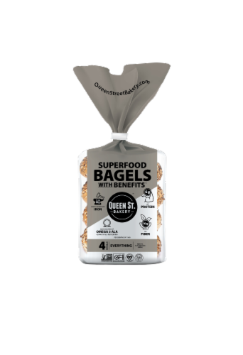 Queen Street Bakery Everything Bagels Perspective: front