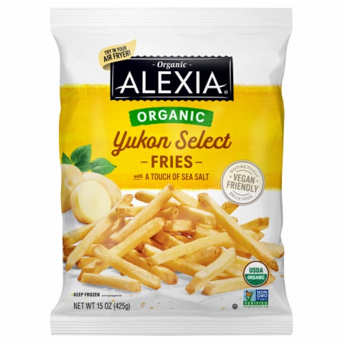 Alexia Organic Yukon Select Sea Salt Fries Perspective: front