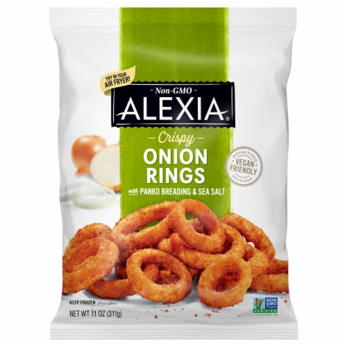 Alexia Crispy Onion Rings Perspective: front