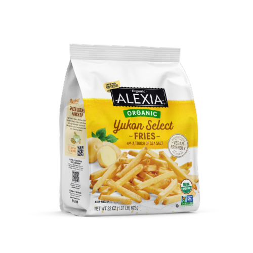 Alexia® Organic Yukon Select Frozen Fries With A Touch of Sea Salt Perspective: front