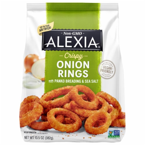 ALEXIA® Crispy Onion Rings with Panko Breading and Sea Salt Perspective: front