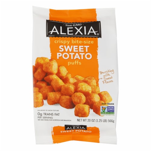 Alexia® Crispy Bite-Size Sweet Potato Puffs Perspective: front