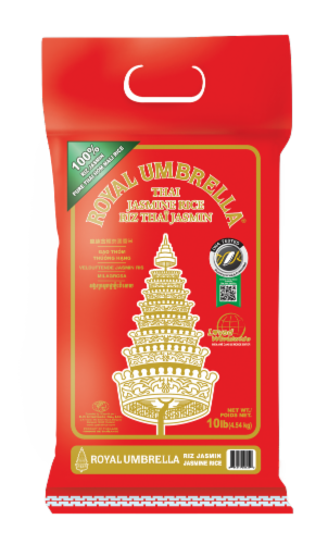 Royal Umbrella Thai Jasmine Rice Perspective: front