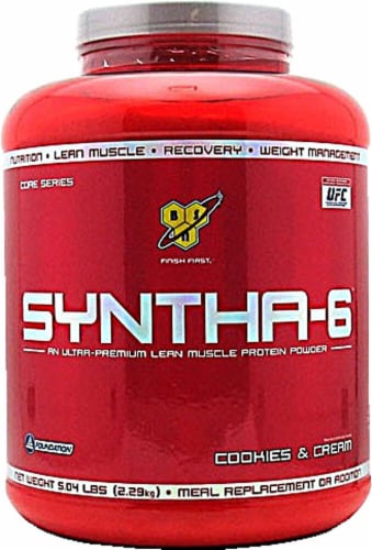 Bsn Syntha 6 Protein Powder Cookies Cream 5 04 Lbs Fry S Food Stores