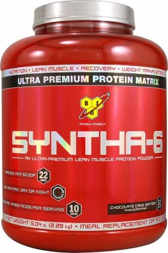 BSN Syntha-6™ Protein Powder Chocolate Cake Batter Perspective: front